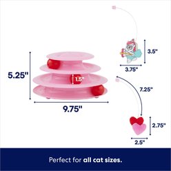 Frisco Valentine Unicorn Cat Tracks Cat Toy with Catnip slide 2 of 4
