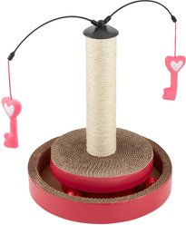 Frisco Key to My Heart Interactive Scratching Cat Toy with Catnip