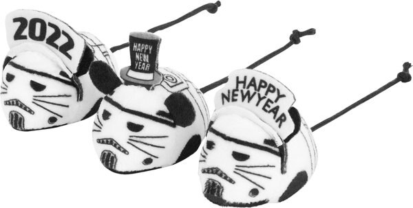 STAR WARS New Year's Eve STORMTROOPER Plush Mice Cat Toy with Catnip, 3 count slide 1 of 3