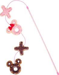 Disney Valentine Mickey & Minnie Mouse Donut Teaser Cat Toy with Catnip slide 1 of 3