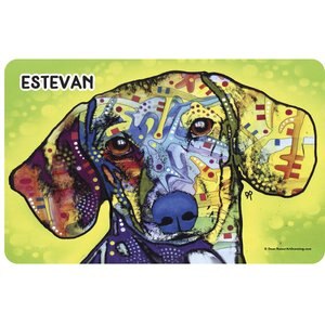 Bungalow Flooring by Dean Russo Dachshund Personalized Floor Mat
