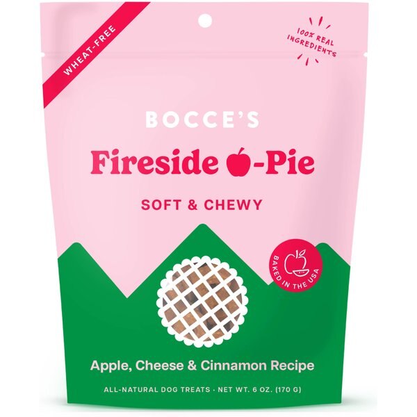 Bocce's Bakery Local Batch The Big Apple Pie Recipe Dog Treats, 8-oz bag