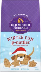 Old Mother Hubbard Winter Fun P-Nuttier Crunchy Dog Treats, 1-lb bag