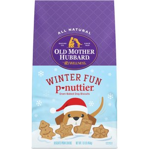Old Mother Hubbard Winter Fun P-Nuttier Crunchy Dog Treats, 1-lb bag