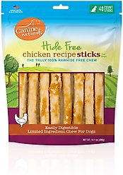 Canine Naturals Hide Free Chicken Recipe Stick Dog Chew, 40 count slide 1 of 8