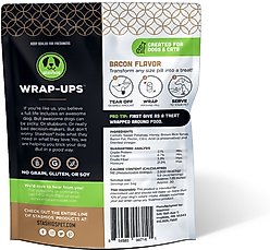 Stashios Wrap-Ups Bacon Pill Wrapper Dog & Cat Treat, 30 count slide 2 of 3