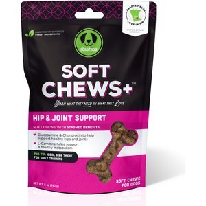 Stashios Soft Chews+ Hip & Joint Support Dog Treats, 5-oz bag