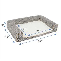 Frisco Boho Modern Couch Dog & Cat Bed, Large slide 2 of 5