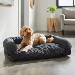 Frisco Durable Couch Dog & Cat Bed, Black, X-Large