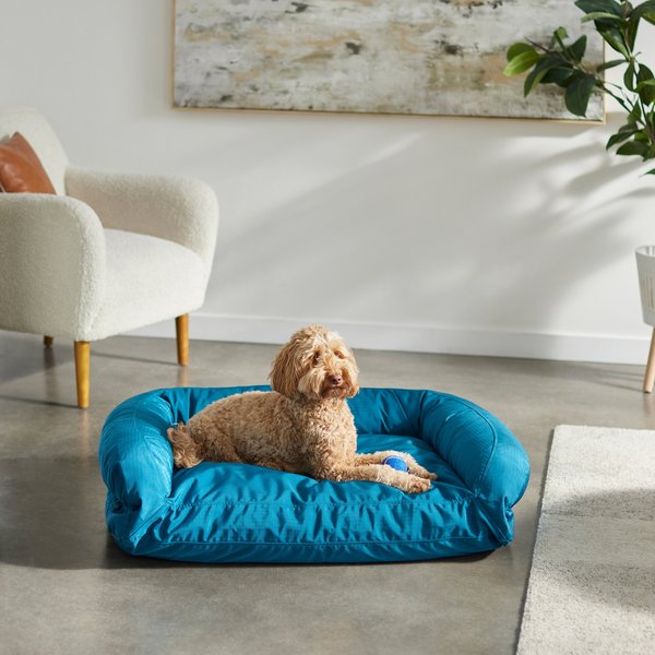 Frisco Durable Couch Dog & Cat Bed, Teal, X-Large slide 1 of 5