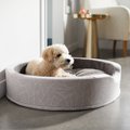 Frisco Ortho Cuddler Dog & Cat Bed, Grey, Medium