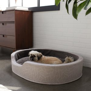 Frisco Ortho Cuddler Dog & Cat Bed, Grey, Large