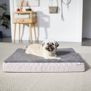 Frisco Ortho Lounger Dog & Cat Bed, Grey, Large
