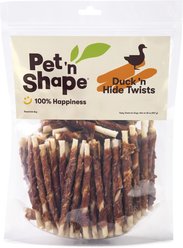 Pet 'n Shape All-Natural Duck Hide Twists Dog Treats, 32-oz bag