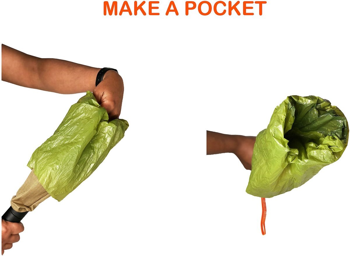 GRABNGONE Sport No Mess Portable Dog Pooper Scooper, 17in