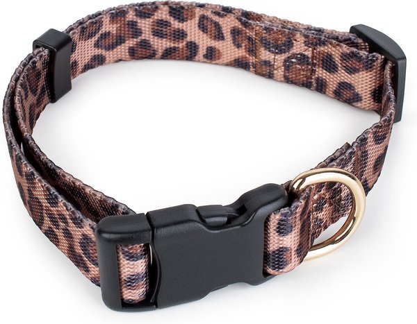 Boulevard Leopard Dog Collar, Small slide 1 of 3