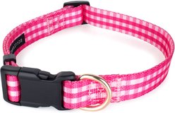Boulevard Gingham Collar, Pink, Small
