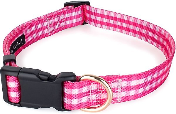 Boulevard Gingham Collar, Pink, Medium slide 1 of 5