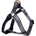 Boulevard Gingham Dog Harness, Black, Small