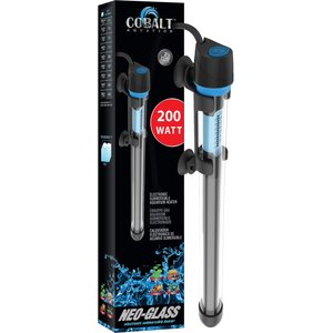 Cobalt Aquatics Neo-Glass Submersible Aquarium Heater, 200-watt