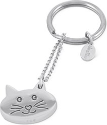 Alma Blue Cat Face Sterling Silver Keepsake slide 1 of 3