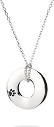 Alma Blue Circle of Life Pet Sterling Silver Keepsake Pendant