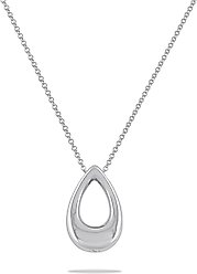 Alma Blue Tear Drop Sterling Silver Keepsake Pendant