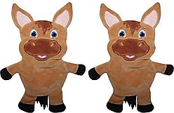 Piggy Poo and Crew Horse Paper Crinkle Squeaker Toy, 2 count