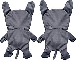 Piggy Poo and Crew French Bulldog Paper Crinkle Squeaker Toy, 2 count slide 2 of 2