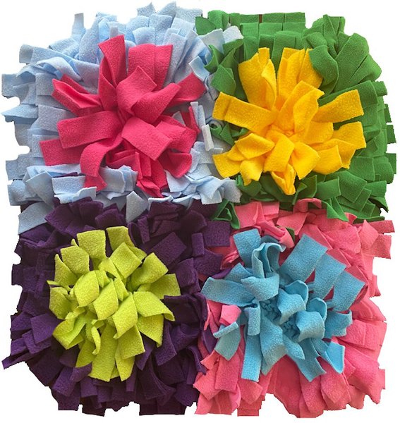 Piggy Poo and Crew Colorful Activity Snuffle Mat slide 1 of 4