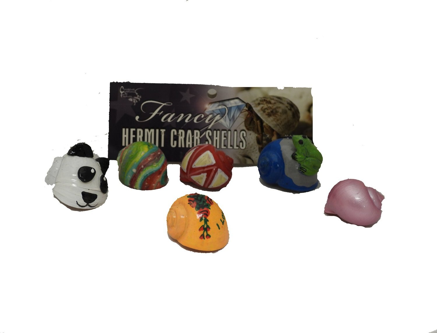 CC Pet Fancy Hermit Crab Shells, 2 count