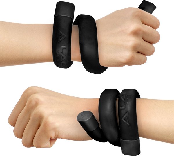 LaceUp Wearable Fitness Wrist Weight, 2 count, Black, 16-oz slide 1 of 6