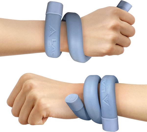 LaceUp Wearable Fitness Wrist Weight, 2 count, University Blue, 16-oz slide 1 of 6