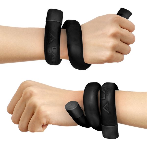 Laceup Wearable Fitness Wrist Weight, 2 Count, Black, 12-oz - Chewy.com