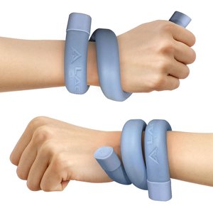 LaceUp Wearable Fitness Wrist Weight, 2 count, University Blue, 12-oz