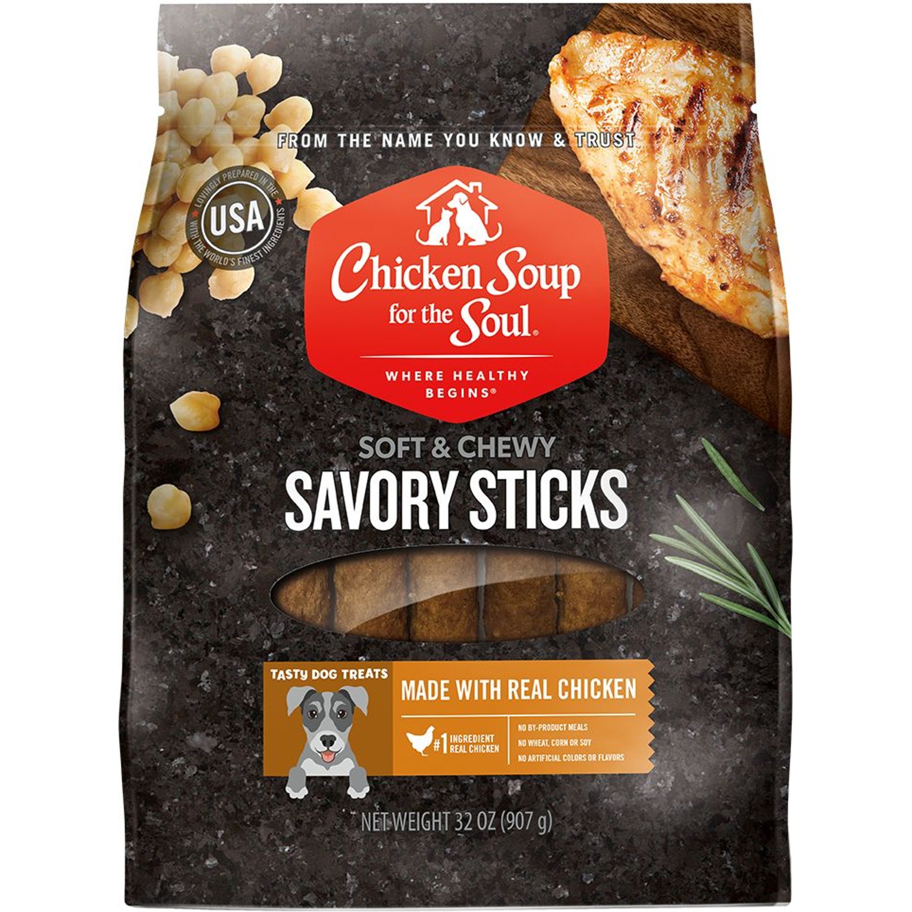 Bones & Chews Beef Basted Munchy Sticks Dog Treats, 100ct