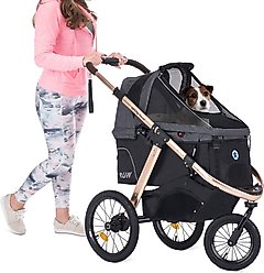 HPZ Pet Rover Run Performance Jogging Dog & Cat Stroller, Black