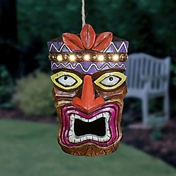 Exhart Solar Tiki Bird House slide 2 of 9