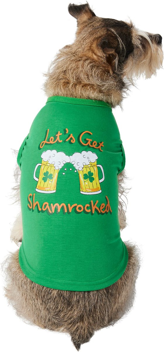 Frisco Let's Get Shamrocked Dog & Cat T-Shirt, Small slide 1 of 6
