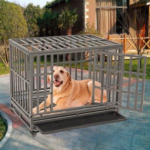 SMONTER Heavy Duty Dog Crate & Playpen, 38-in
