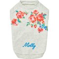 Blueberry Pet Love at First Sight Rose Flower Pullover Personalized Dog Sweatshirt, 12-in