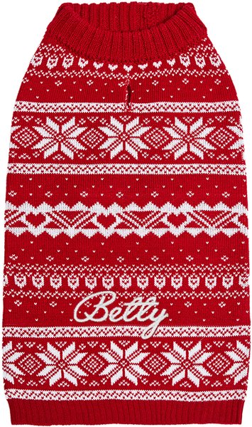 Blueberry Pet Nordic Fair Isle Dog Sweater
