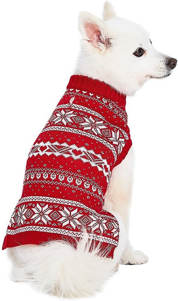 Blueberry Pet Christmas Snowflake Personalized Dog Sweater