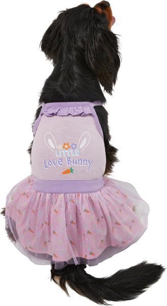 Frisco Love Bunny Dog & Cat Dress, XX-Small slide 1 of 6