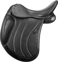 Henri de Rivel Parisian Monoflap Dressage Horse Saddle, 17.5 slide 2 of 2