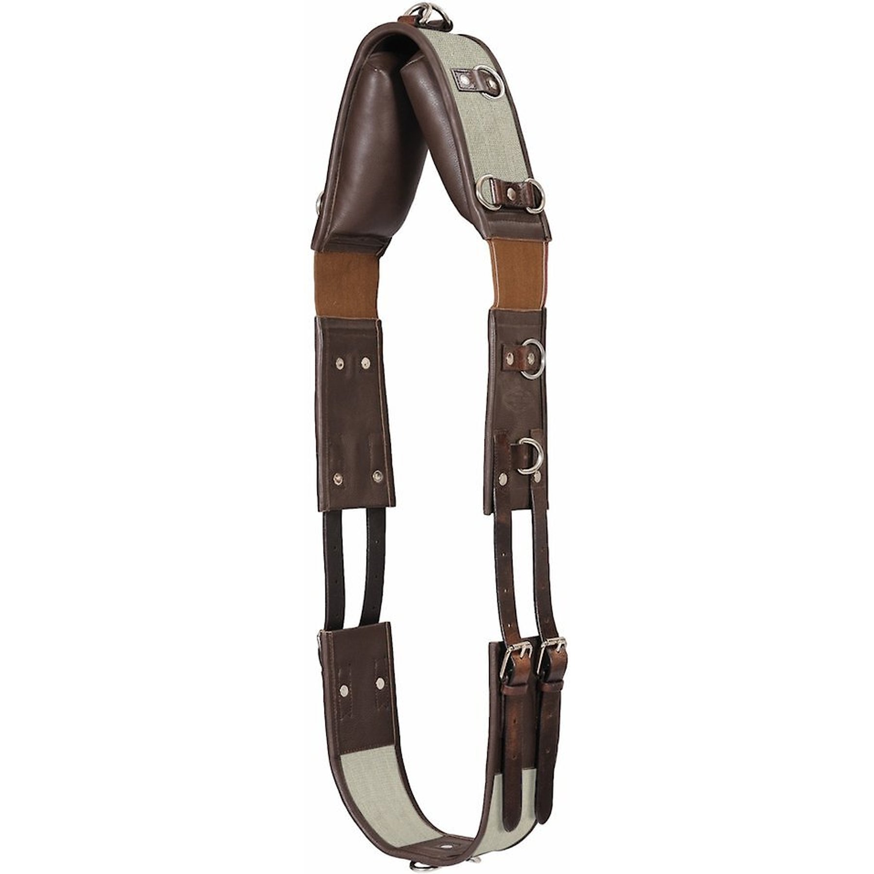 Henri de Rivel Training Horse Surcingle, Grey, Horse