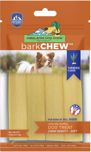 Himalayan Pet Supply barkCHEW Turmeric Jerky Dog Treats, 4-oz bag slide 1 of 8