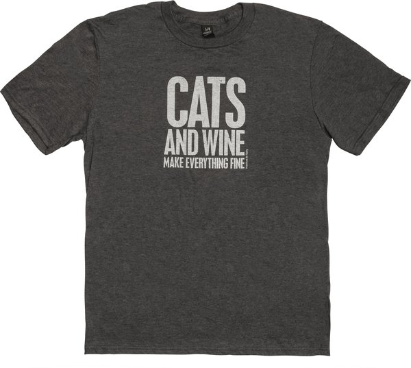 Primitives By Kathy Cats & Wine T-Shirt, Small slide 1 of 2