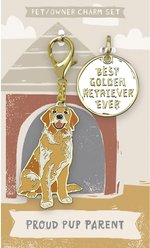Primitives By Kathy Golden Retriever Charm, 2 count