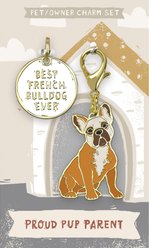Primitives By Kathy French Bulldog Charm, 2 count